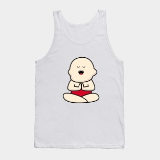 International yoga day with cute baby character Tank Top